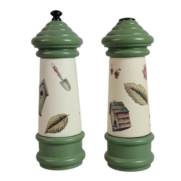 Pfaltzgraff Naturewood Salt and Pepper Set Mr Dudley Grinder and Shaker Set - Picture 4 of 8